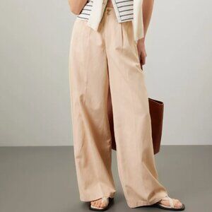 Madewell Harlow Wide Legs Pants Khaki Size 2